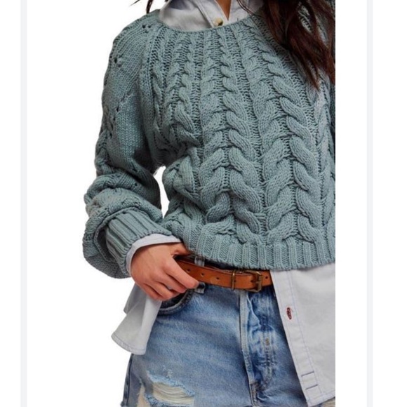 FREE PEOPLE Sandre
Pullover OB1757383 Blue size Medium M NWOT $148 - Picture 16 of 16